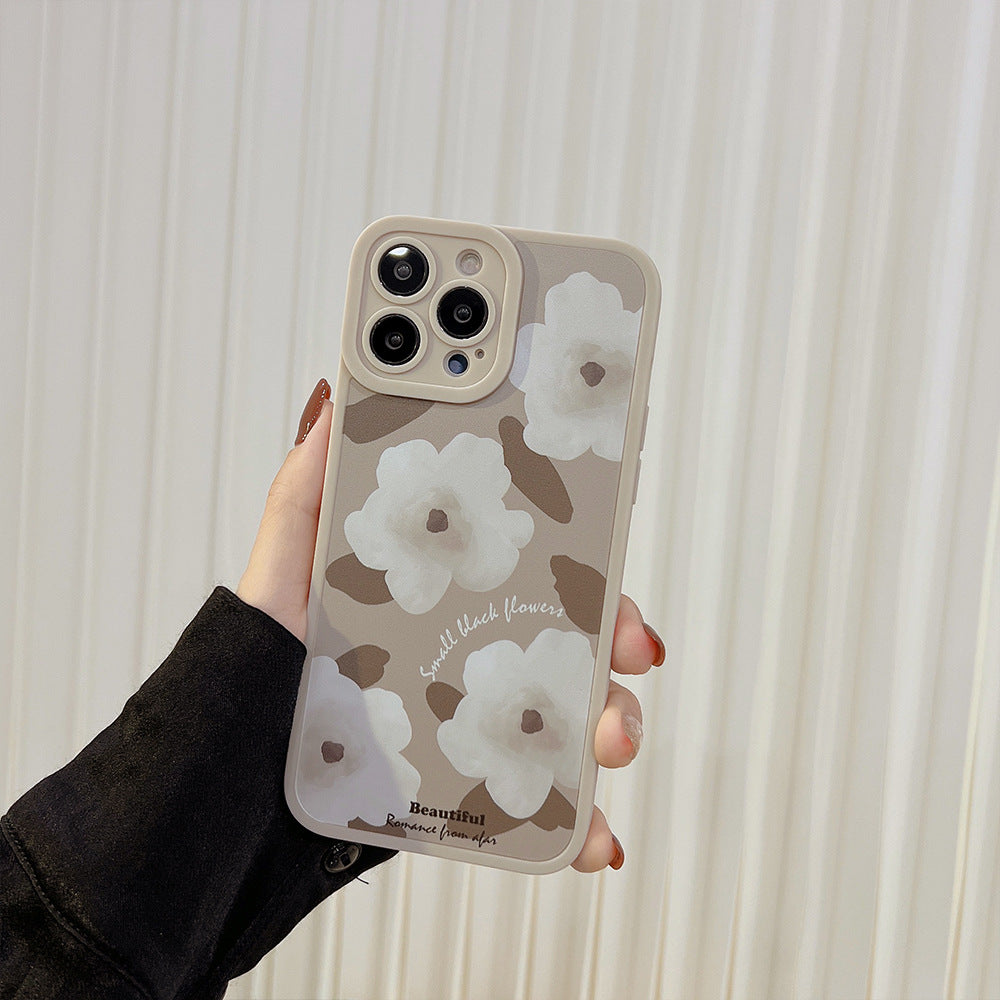 Vintage Matte Flower Phone Case