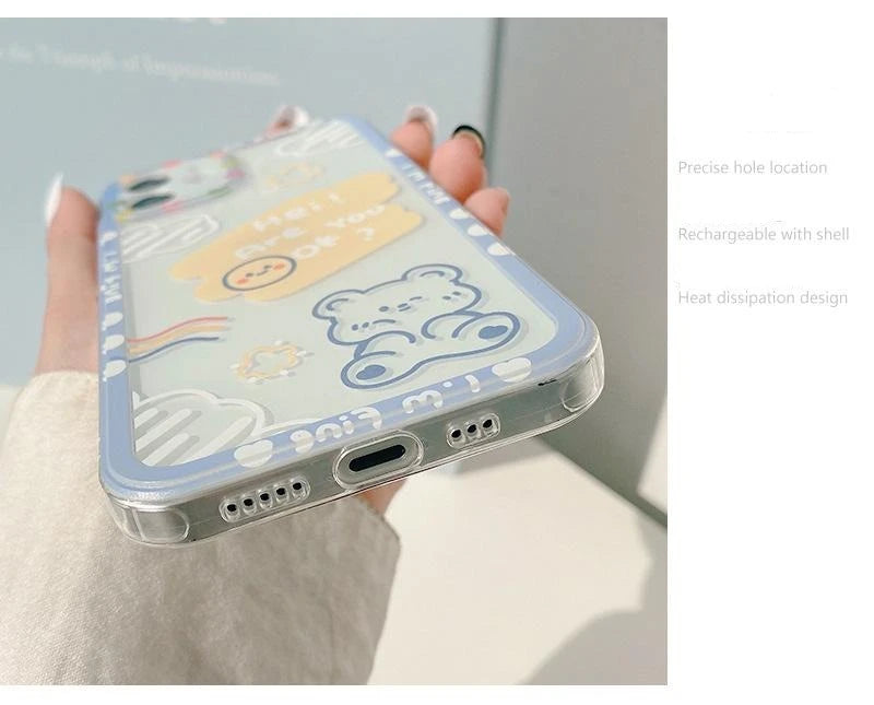 Cartoon Cloud Bear Phone Case