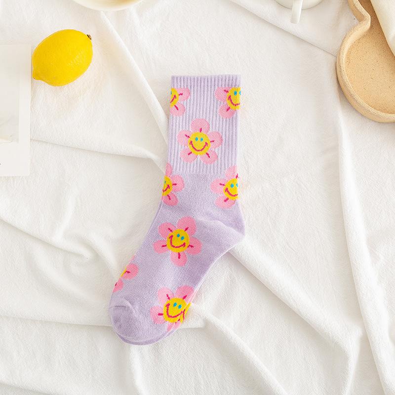 Cute Sun Flower Socks