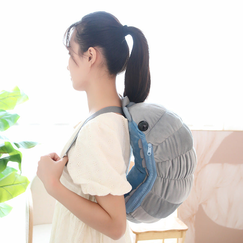 Kawaii Isopod Plush Backpack