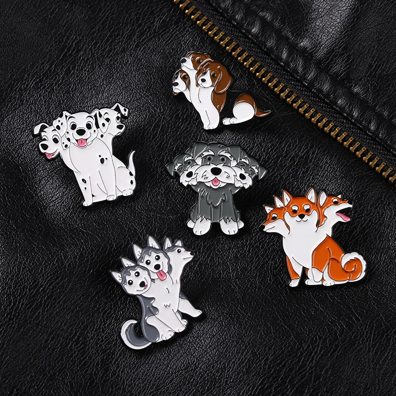 Animal Fox Dog Pins