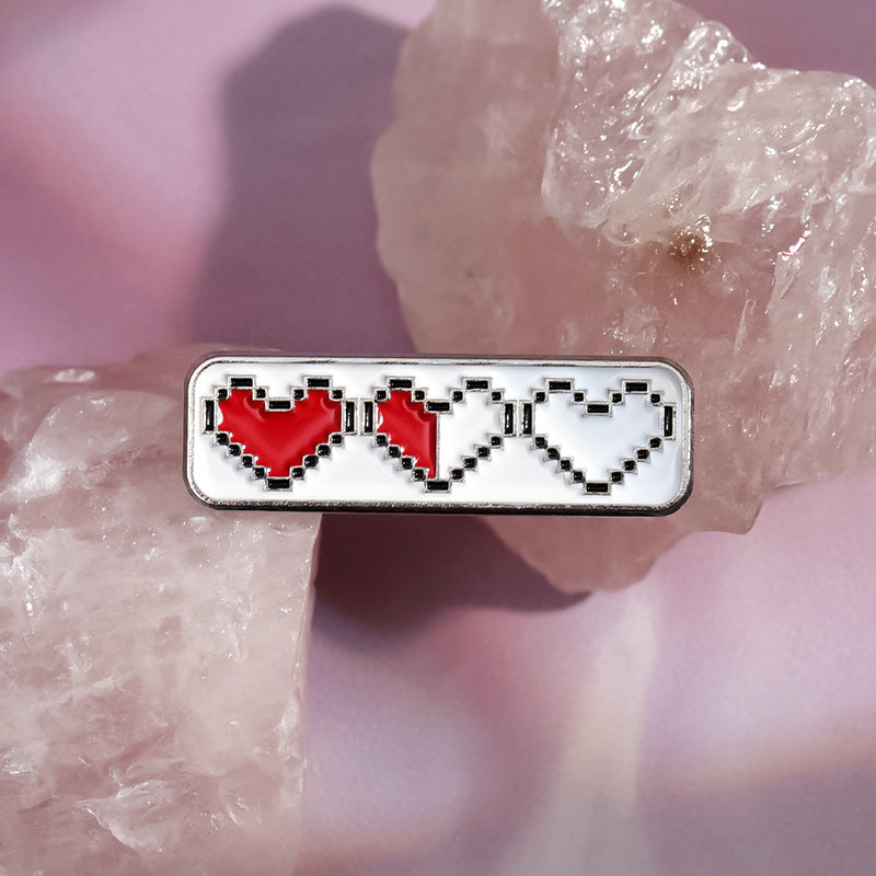 Creative Cute Love Blood Bar Shaped Pins