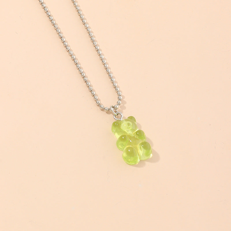 Gummy Bear Ball Chain Choker