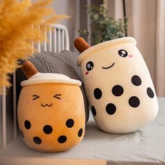 Kawaii Boba Tea Plush Pillow