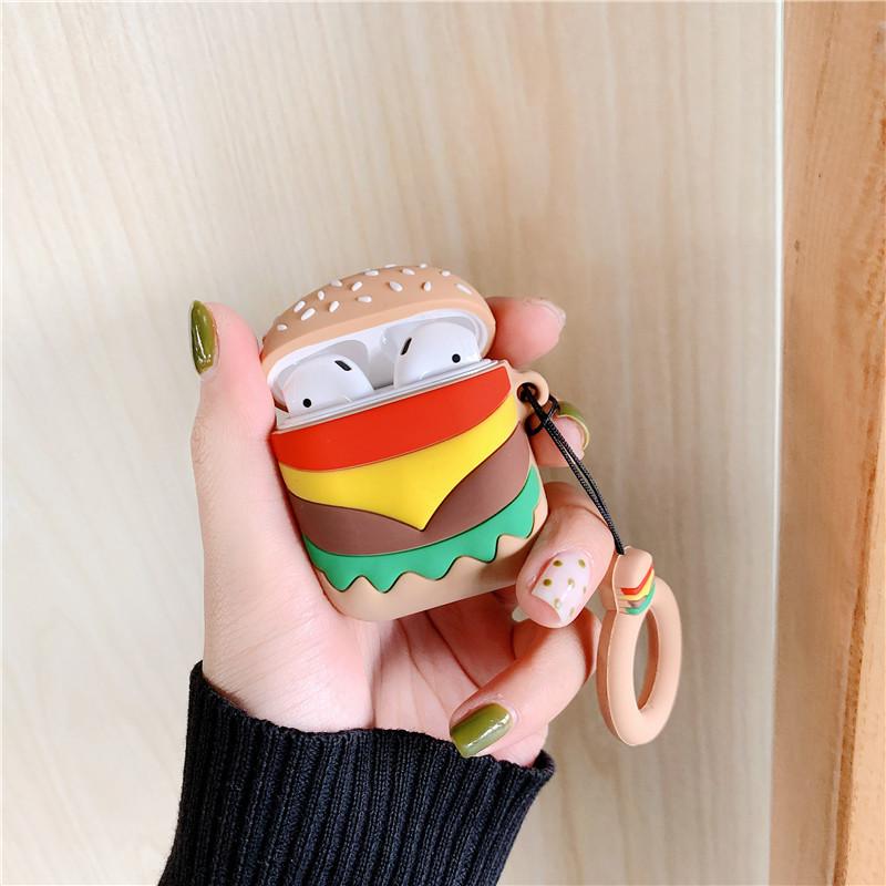 French Fries Burger Airpod Case