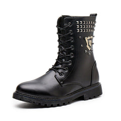 Punk Studded Leather Shoes