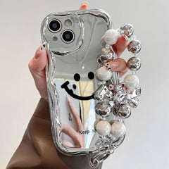 Kawaii Smiley Silver Phone Case