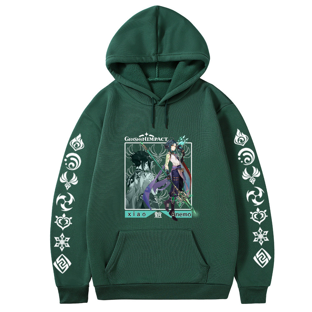 Genshin Impact Xiao Elements Hoodies