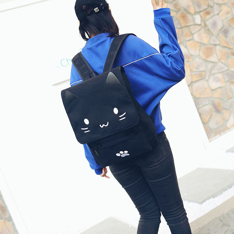 Cute Cartoon Cat Backpack