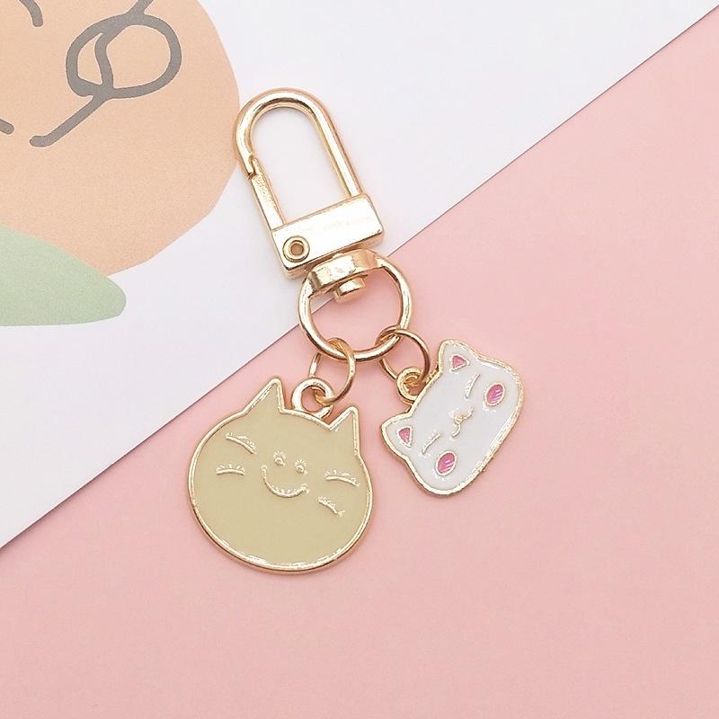 Cute Cartoon Metal Keychain