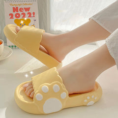 Cute Bear Claw Couple Slippers