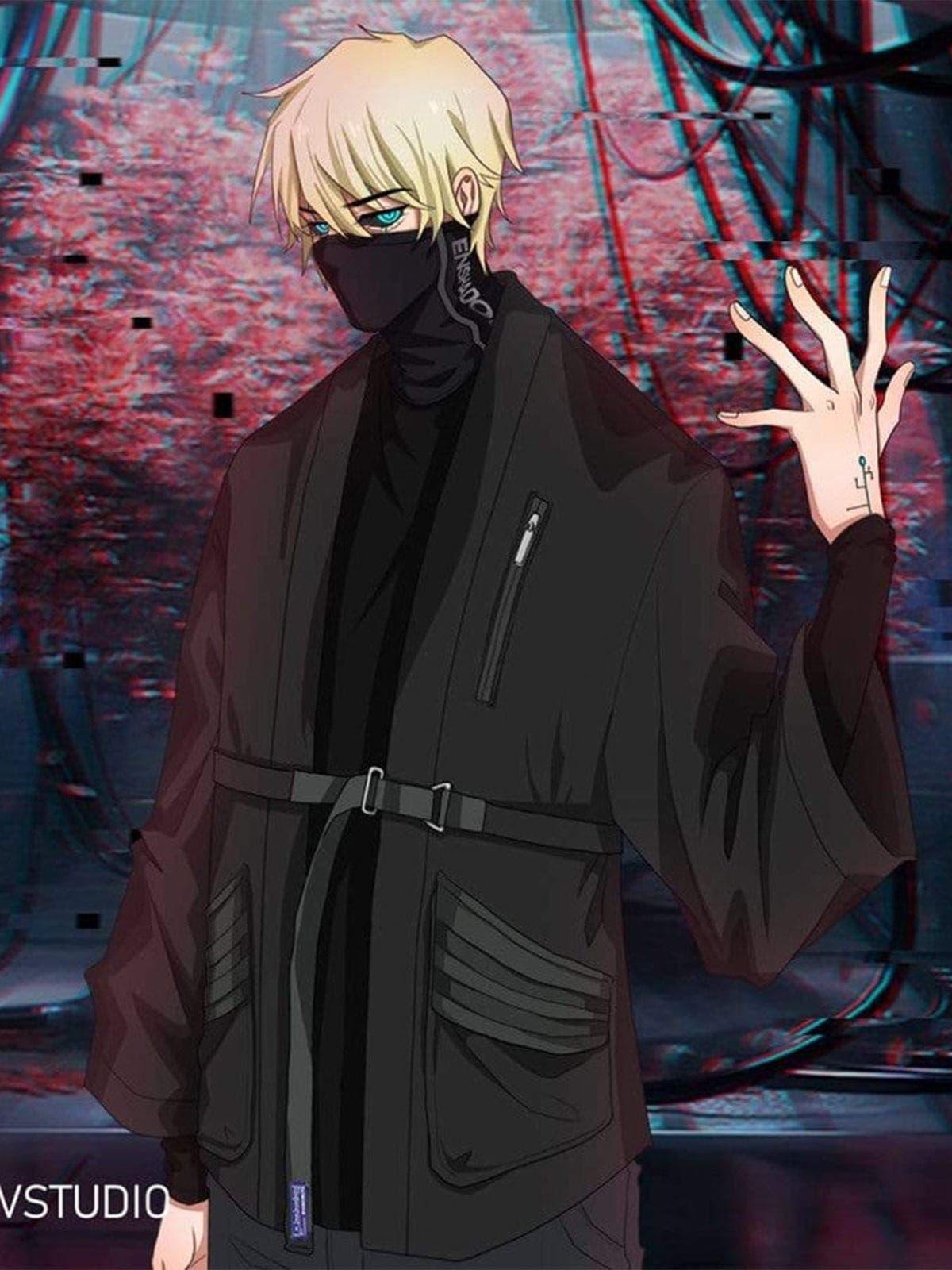 Cyberpunk Dark Ninja Cardigan Jacket
