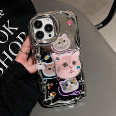 Kawaii Kitten Mirror Phone Case