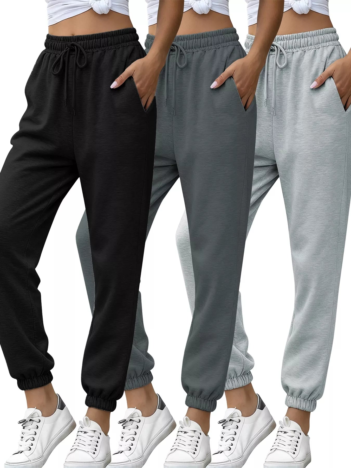 3 Piece Joggers pants with Pockets