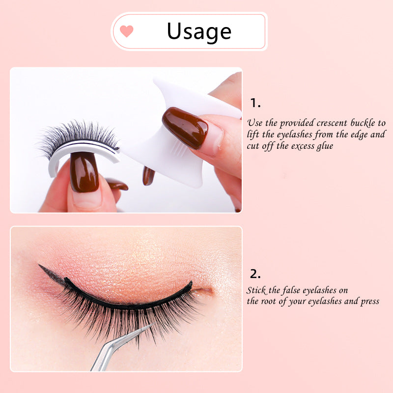 Glue-free Self-adhesive False Eyelashes*3pairs