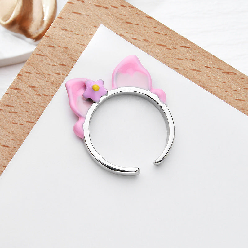 Anime Cartoon Cute Open Rings