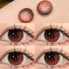 Hot Girl Red 14.5mm Contact Lenses(6months wear)