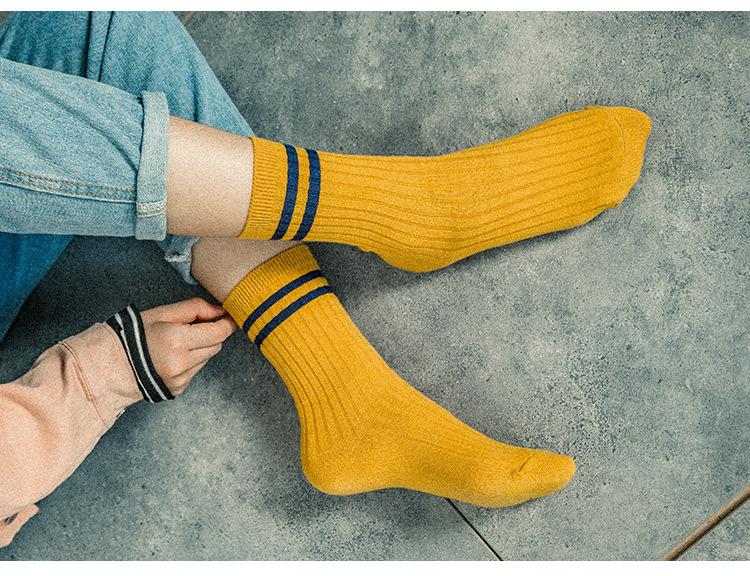 Korean Style Striped Socks