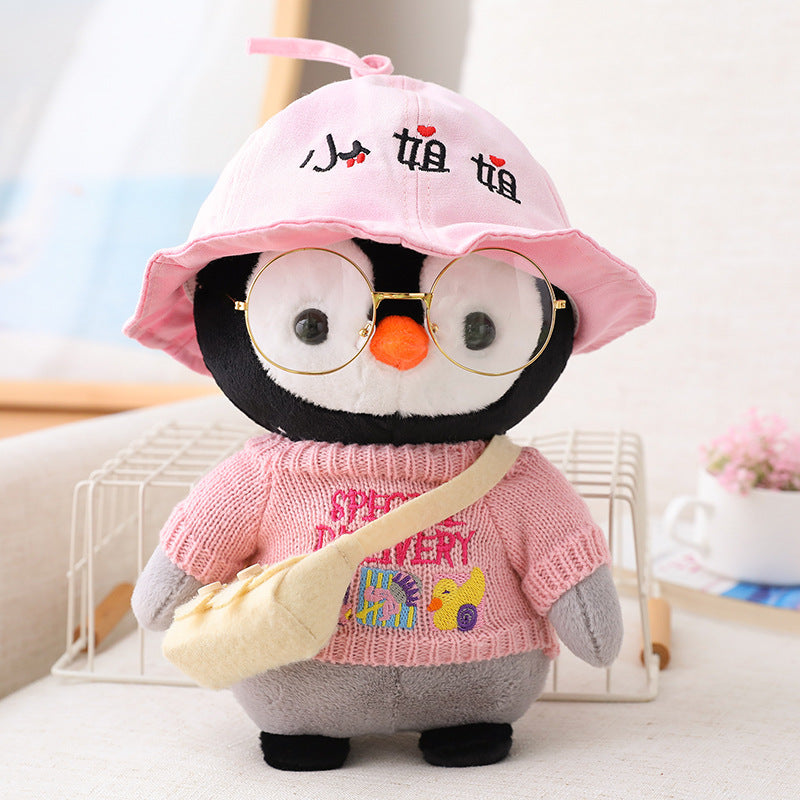 Kawaii Dress Up Penguin Family Plushie