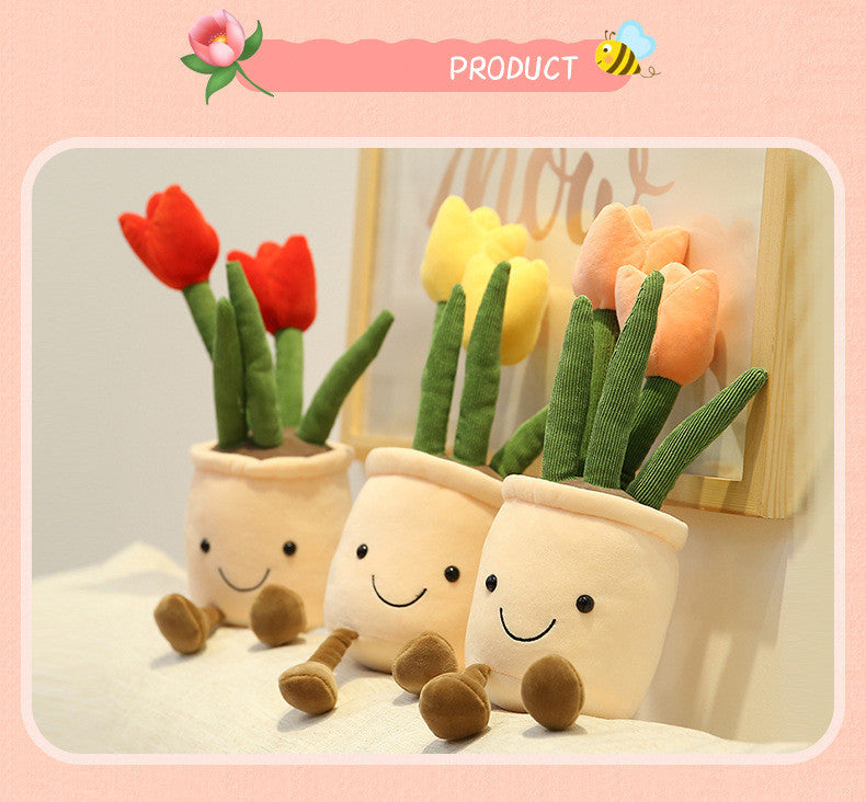 Cute Potted Plants Plushies