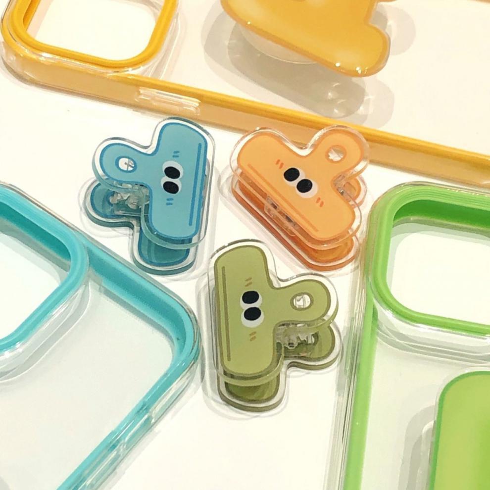 Kawaii Acrylic Emoji Paperclip