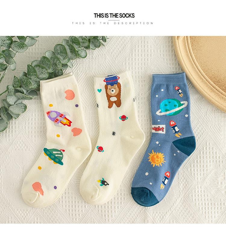 Cartoon Planet Anime Socks