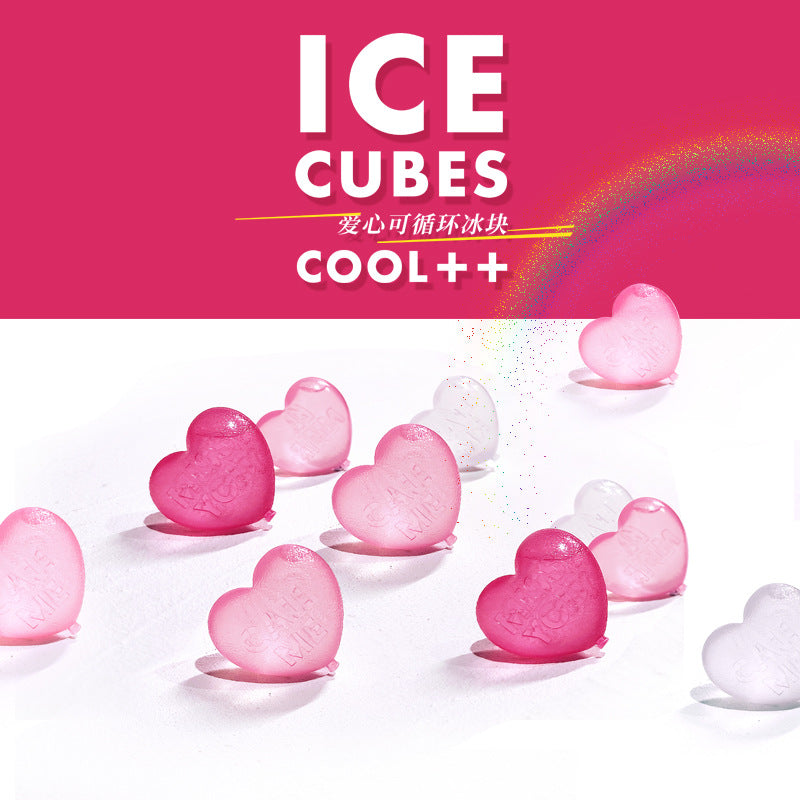 Cartoon Love Ice Cubes