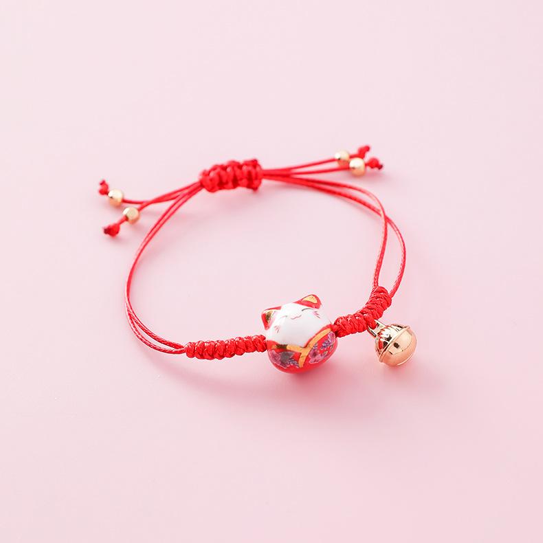 Cute Ceramic Cat Bracelet