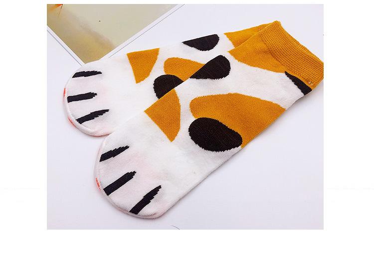 Cartoon Cat Paw Socks