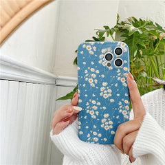 Youth Blue Chrysanthemum Phone Case