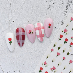 Kawaii Tulip Nail Sticker