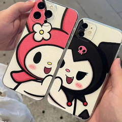 Kawaii My Melody Kuromi Couple Phone Case