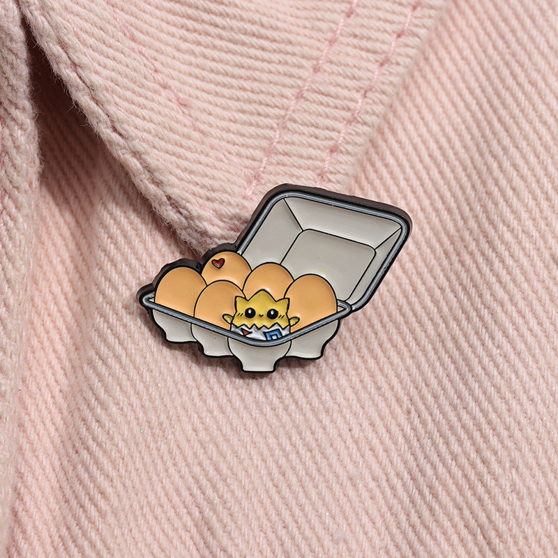 Creative Cute Egg Shape Pins