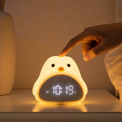 Cute Bird Night Light Alarm Clock