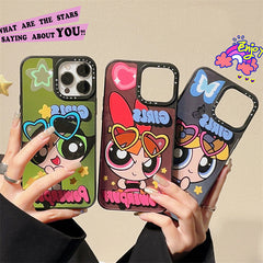 Cartoon Girl Laser Phone Case