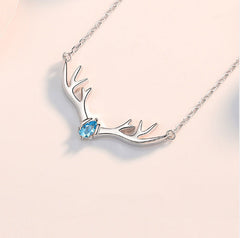 Christmas Antler Clavicle Necklace