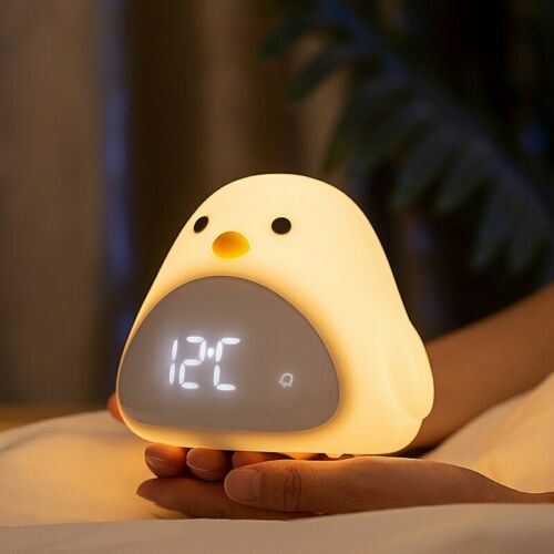 Cute Bird Night Light Alarm Clock