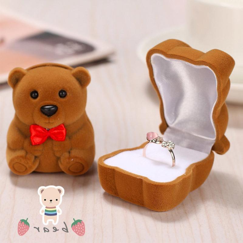 Bow Tie Bear Jewelry Box