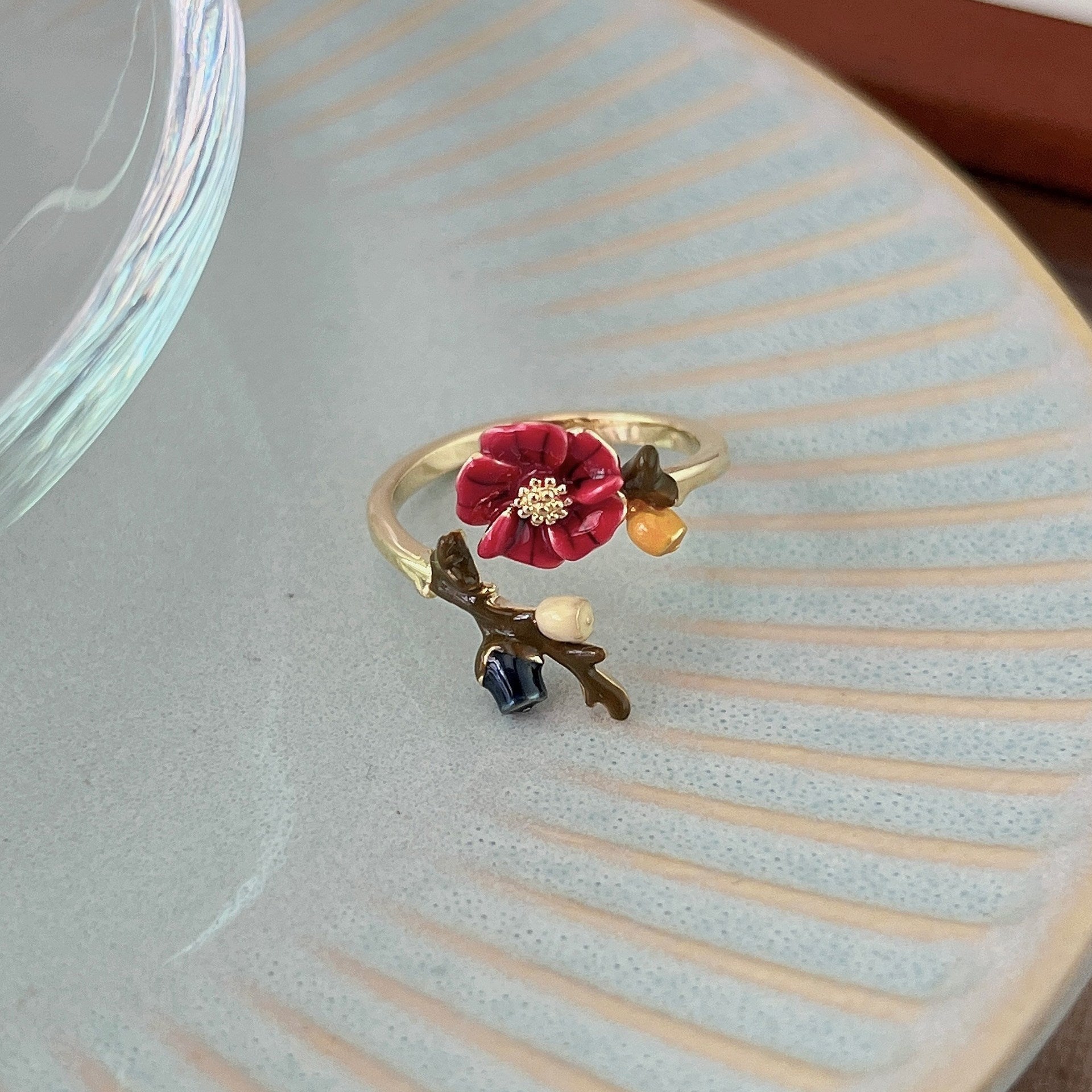 Flower Open Ring