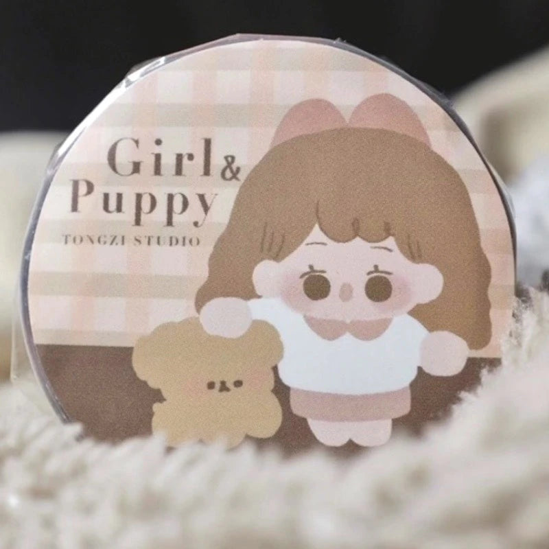 Girl and Puppy Series Pet Tape