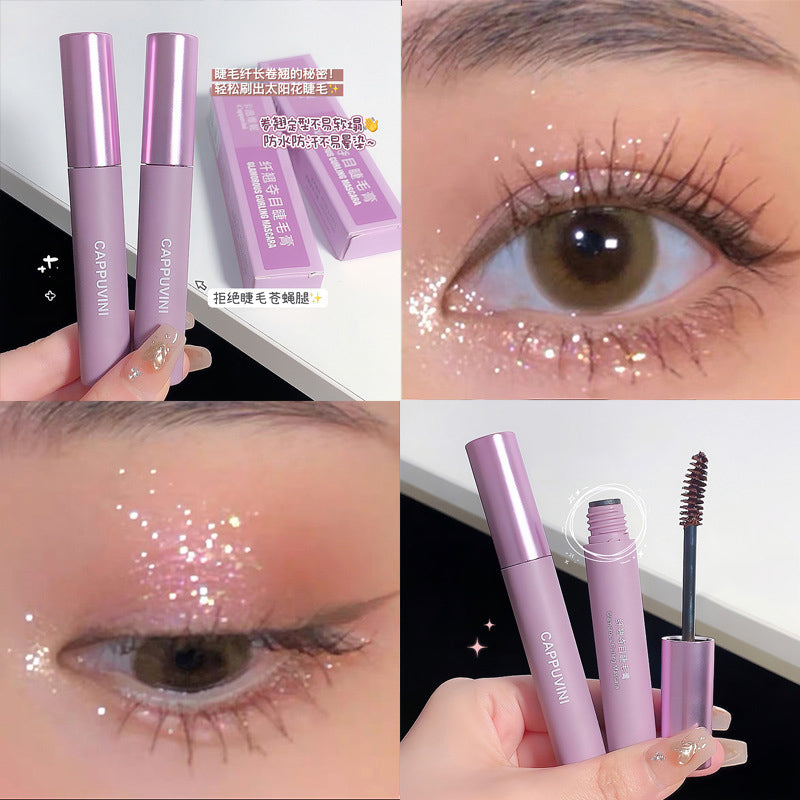 Cappuvini Small Purple Tube Waterproof Mascara