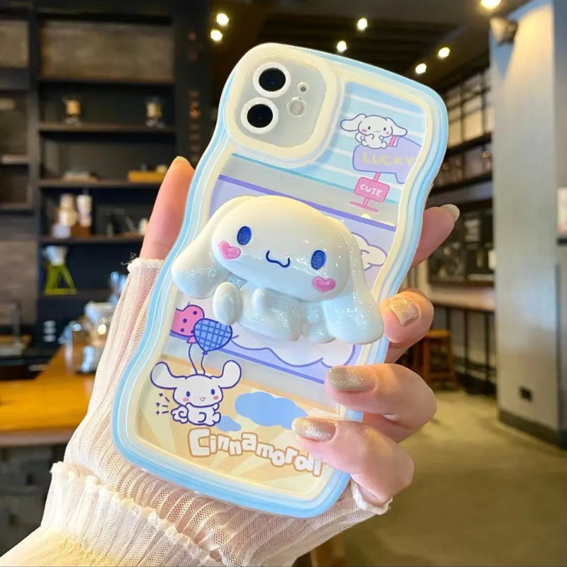 Kawai Cinnamoroll Holder Phone Case