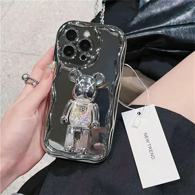 Creative 3D Bear Stand Phone Case