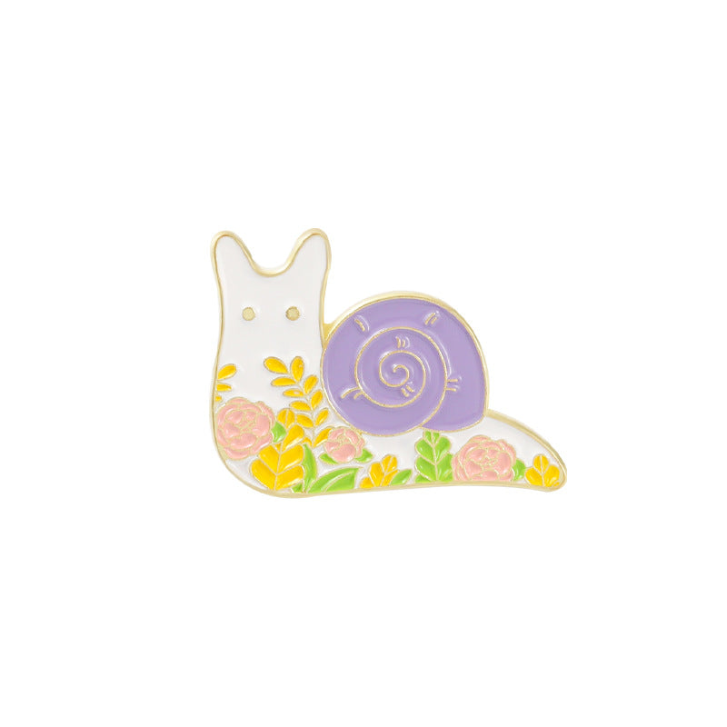 Cartoon Cute Snail Turtle Pins