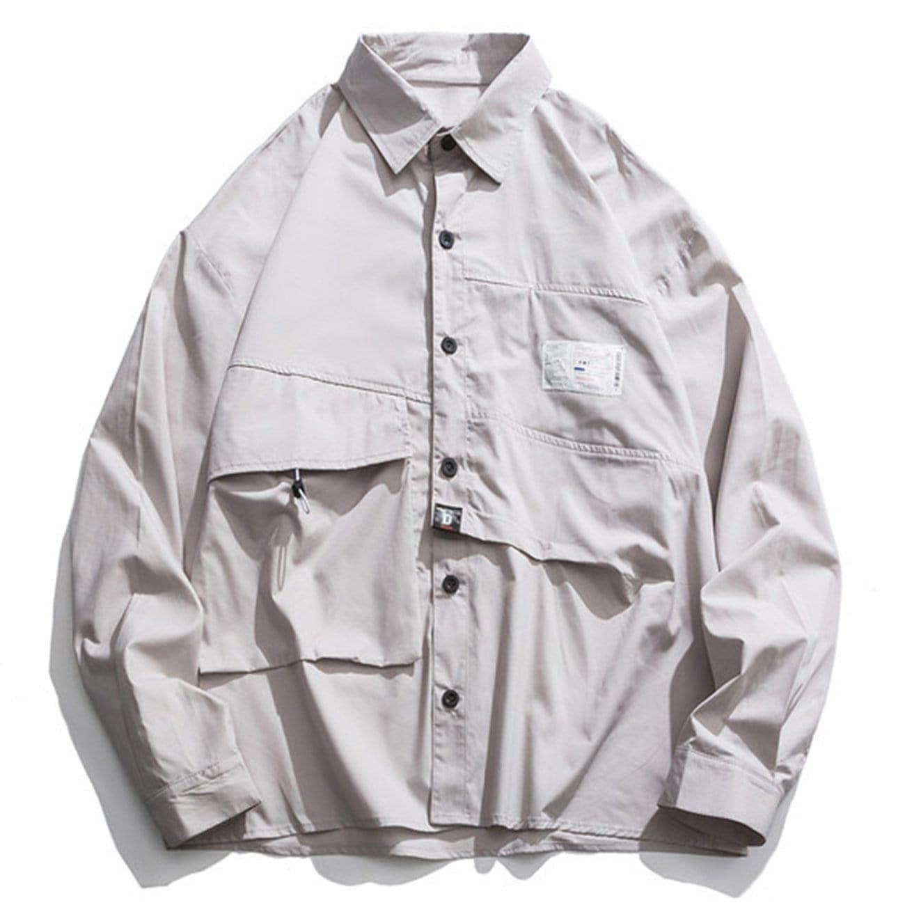 Solid Color Long Sleeve Shirt