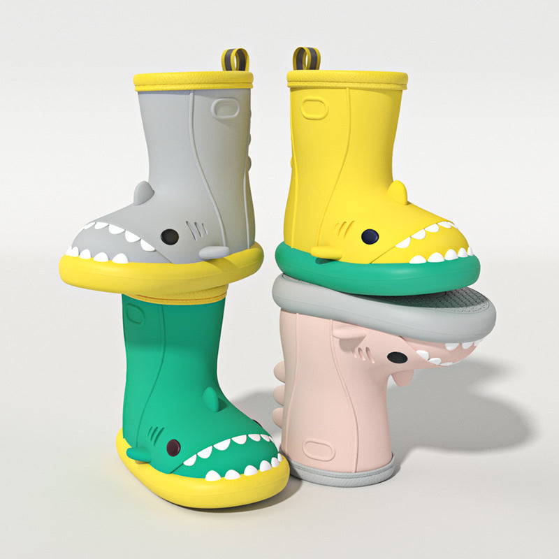 Kawaii Cartoon Shark Non-Slip Rain Boots