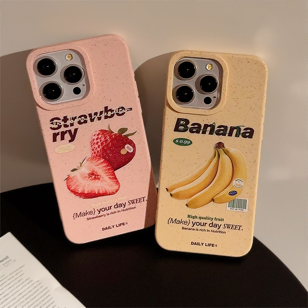 Fruit Strawberry Banana Phone Case