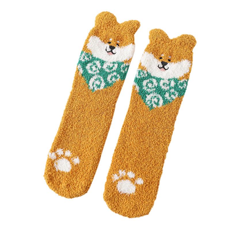 Cute Shiba Inu Floor Socks