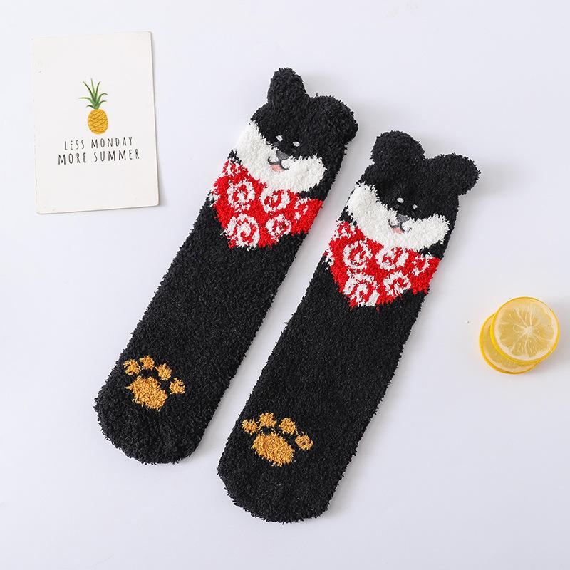 Cute Shiba Inu Floor Socks