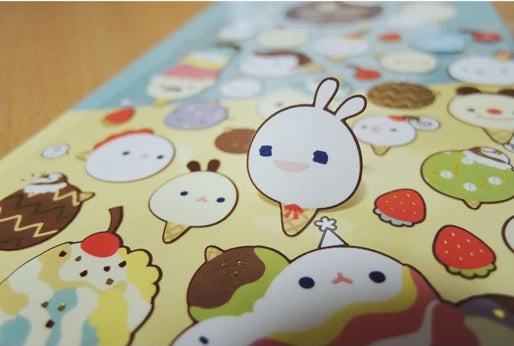 Cute Ice Cream Sticker